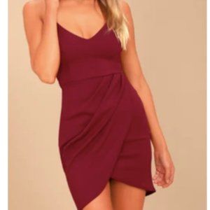 Forever Your Girl Wine Red Bodycon Dress